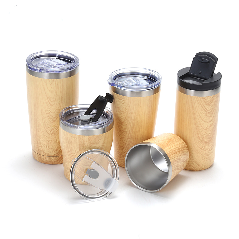 Kaffeetasse mit individuellem Holzmuster, 473 ml