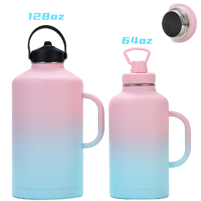 64oz 128oz water bottle with handle