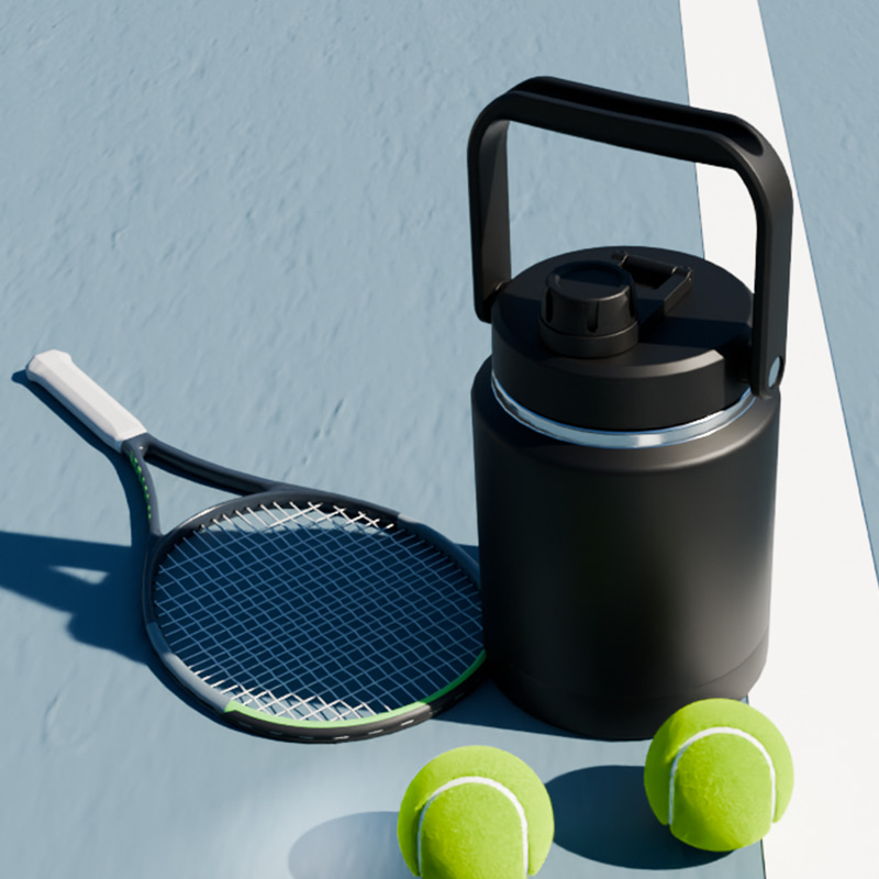 Die doppelwandigen Eiskübel aus Edelstahl mit großem Fassungsvermögen