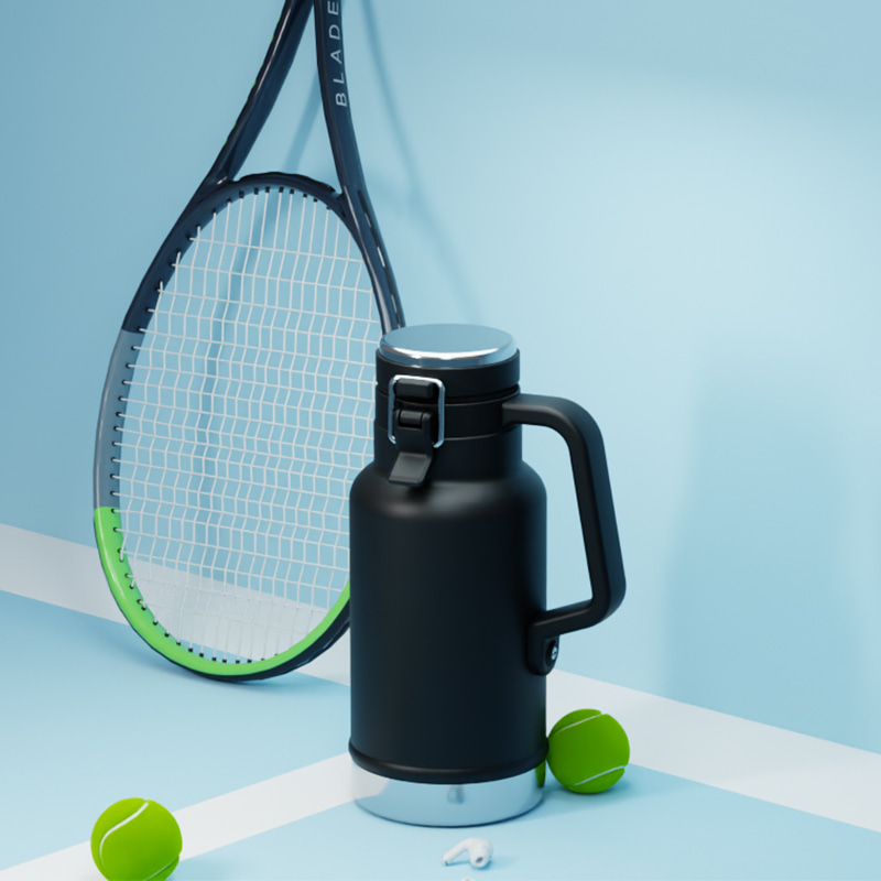 36oz/64oz Edelstahl-Bierkrug für kalte/heiße Getränke